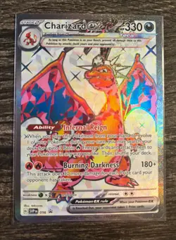 Pokemon TCG Charizard ex SVP 056 Scarlet & Violet Black Star Promo Holo NM - Image 1