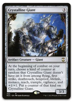 Crystalline Giant #364 (NM) Streets New Capenna NCC Magic MTG - Image 1