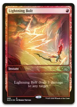 Lightning Bolt (085) #85 (Foil) (NM) Secret Lair Drop SLD Magic MTG - Image 1