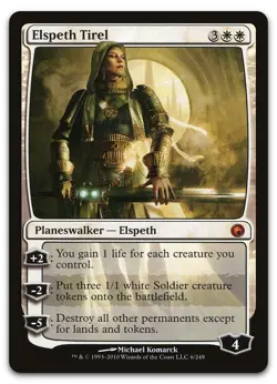 Elspeth Tirel #6 (NM) Scars of Mirrodin SOM Magic MTG - Image 1