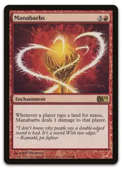 Manabarbs #149 (NM) Magic 2010 M10 Magic MTG - Image 1