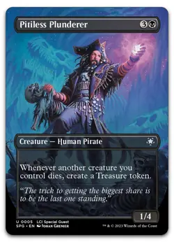 Pitiless Plunderer (Borderless) #5 (NM) Special Guests SPG Magic MTG - Image 1