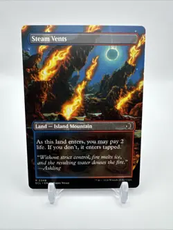 Steam Vents (Borderless) Lorwyn Eclipsed Regular MTG - M/NM - Image 2
