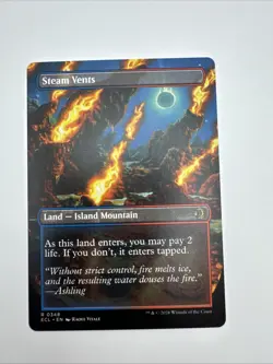 Steam Vents (Borderless) Lorwyn Eclipsed Regular MTG - M/NM - Image 4
