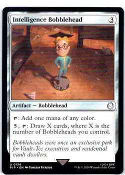 #134 Intelligence Bobblehead Universes Beyond: Fallout Uncommon - Image 1