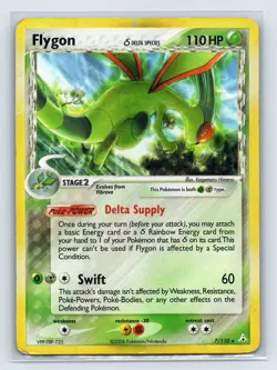 Flygon 7/110 Delta Species Ex Holon Phantoms Holo Rare Pokemon TCG - Image 1