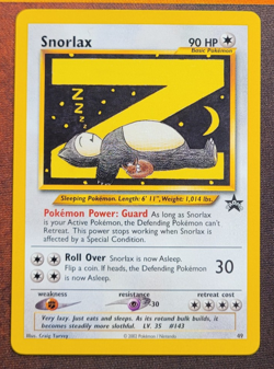 Pokemon TCG Snorlax Z Black Star Promo #49 - Image 1