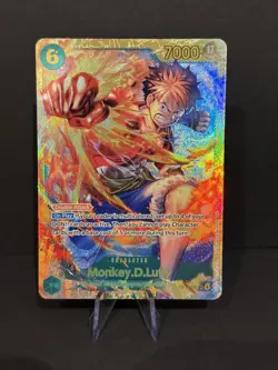 OP13-118 Monkey D. Luffy SEC One Piece TCG Carrying On His Will - Image 1