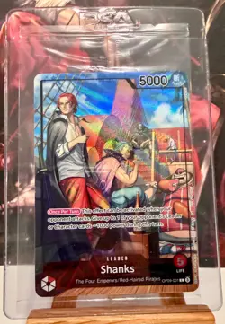 SHANKS One Piece TCG OP09-001 July 2025 Promo Card PSA Sealed & Magazine - Image 2