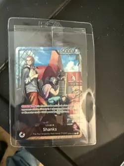 SHANKS One Piece TCG OP09-001 July 2025 Promo PSA Sealed + Magazine - Image 1