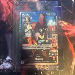 SHANKS One Piece TCG OP09-001 July 2025 Promo PSA Sealed + Magazine - Image 2