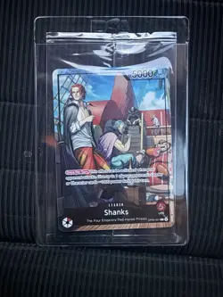 Shanks OP09-001 Leader PSA Magazine Promo 2025 July - SEALED One Piece TCG - Image 1