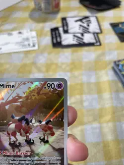 Mr. Mime 179/165 Scarlet & Violet Illustration Rare Pokemon TCG Card - Image 3