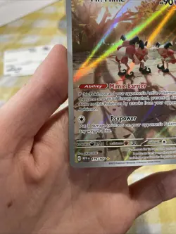 Mr. Mime 179/165 Scarlet & Violet Illustration Rare Pokemon TCG Card - Image 4