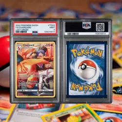 2022 POKEMON SWSH FA/CHARIZARD LOST ORIGIN PSA 9 MINT graded - Image 2