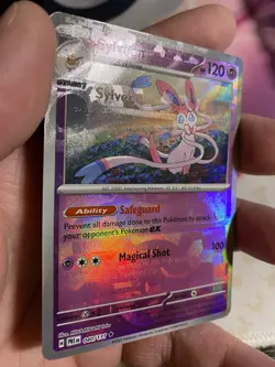 Sylveon Texture Error (Poke Ball Pattern) 040/131 Sv: Prismatic Evolutions Holo - Image 3