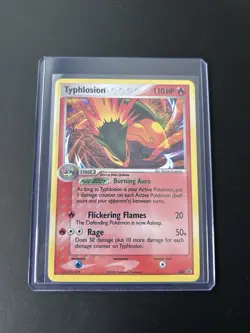 TYPHLOSION 034 RARE HOLO 2006 BLACK STAR PROMO POKEMON CARD MP - Image 1
