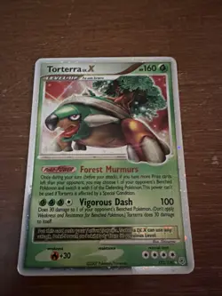 Pokemon TCG Torterra LV.X Holo Rare Card Diamond & Pearl 122/130 - Image 1