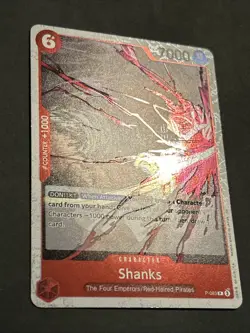 One Piece TCG Premium Booster 02 (ENG) - Shanks - Pirate Foil - P-083 NM Reprint - Image 2