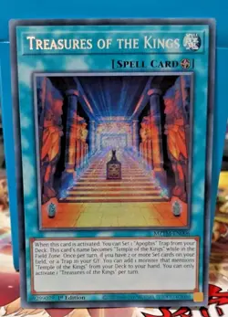 Treasures of the Kings Yu-Gi-Oh! Secret Rare 1st Ed MZTM-EN006 - Image 1