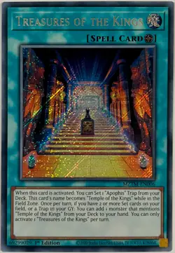 Yu-Gi-Oh! MZTM-EN006 - Treasures of the Kings - 1st edition - Secret Rare - Image 1