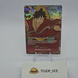 Monkey D Luffy ST10-006 English Version 1st Anniversary Set Promo One Piece Card - Image 1