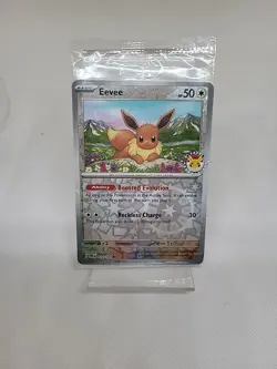 Eevee 074/131 Pokemon Day Stamp Promo Prismatic Evolutions Set TCG Card Sealed - Image 1
