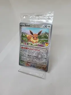 Eevee 074/131 Pokemon Day Stamp Promo Prismatic Evolutions Set TCG Card Sealed - Image 3