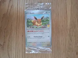 Eevee Pokemon Day Stamp Prismatic Evolutions Set TCG Card 074/131 New/ Sealed - Image 1