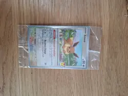 Eevee Pokemon Day Stamp Prismatic Evolutions Set TCG Card 074/131 New/ Sealed - Image 2