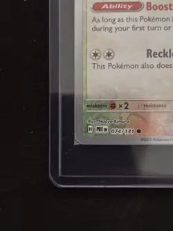 Eevee Pokemon Day Stamp Prismatic Evolutions Set TCG Card 074/131 Sealed - Image 4