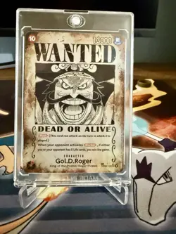 Gol D Roger OP09-118 SP Wanted Poster Manga OP13 One Piece Card English - Image 1