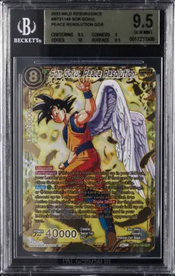2023 DRAGON BALL SUPER CARD GAME #BT21148 SON GOKU, PEACE RESOLUTION BGS 9.5 - Image 1