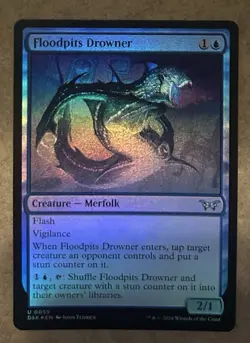 Foil* Floodpits Drowner - Duskmourn - NM MTG - Image 1
