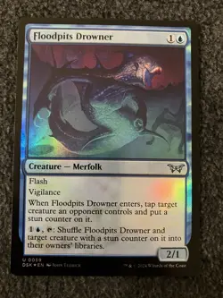 Magic The Gathering MTG - Floodpits Drowner Foil - Duskmourn - Image 1