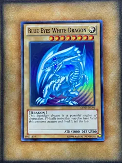 Yugioh Blue-Eyes White Dragon DPKB-EN001 Super Rare NM - Image 1