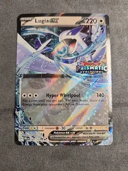 Pokemon TCG ~ Lugia Ex ~ 082/131 Prismatic Evolutions Stamped Promo : NM - Image 1