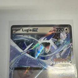 Lugia ex 082/131 (Prismatic Evolutions Stamped-Right Side) Promo NM TCG Pokemon - Image 2