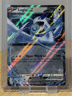 POKEMON TCG: LUGIA EX 082/131 PRISMATIC EVOLUTIONS DOUBLE RARE CARD NM - Image 1