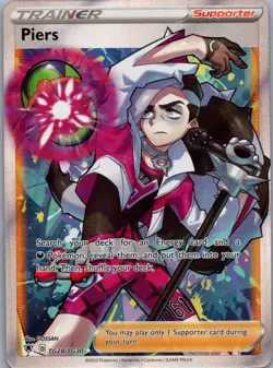 Piers TG28/TG30 Rare Ultra Astral Radiance Trainer Gallery Pokemon LP - Image 1