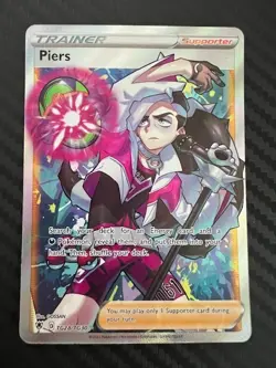 Pokemon TCG Piers TG28/TG30 Astral Radiance Sword & Shield Trainer Gallery NM - Image 1