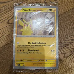 Pikachu At The Museum Pokemon x Natural History Museum Jumbo Promo - Pokemon TCG - Image 1