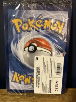 Pikachu At The Museum Jumbo Promo Card - Natural History Museum x Pokemon TCG - Image 3