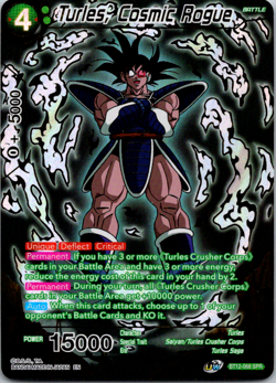 Turles Cosmic Rogue BT12-068 SPR Foil Dragon Ball Super Card Game | NM - Image 1