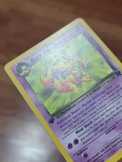 MP Dark Kadabra 39/82 1st Edition Team Rocket Uncommon Pokemon Card - Image 2
