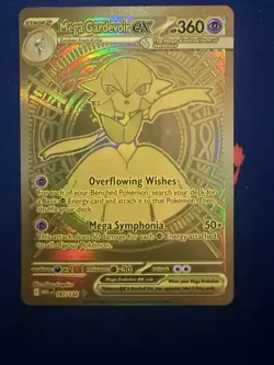 Pokemon TCG - Mega Gardevoir ex - 187/132 Mega Evolution Gold Card - English - Image 1