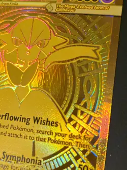 MEGA GARDEVOIR EX 187/132 Pokemon TCG Mega Evolution 187/132 Hyper Rare Gold MP - Image 4