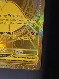 MEGA GARDEVOIR EX 187/132 Pokemon TCG Mega Evolution 187/132 Hyper Rare Gold MP - Image 5