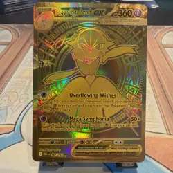 Mint Gold Pokemon Mega Evolution Mega Gardevoir EX 187/132 Mint Condition - Image 1
