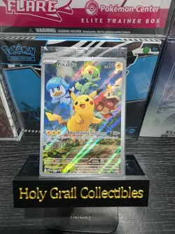 Pokemon - Pikachu SVP 027 Scarlet & Violet Paldea Evolved ETB Promo SEALED #21 - Image 1